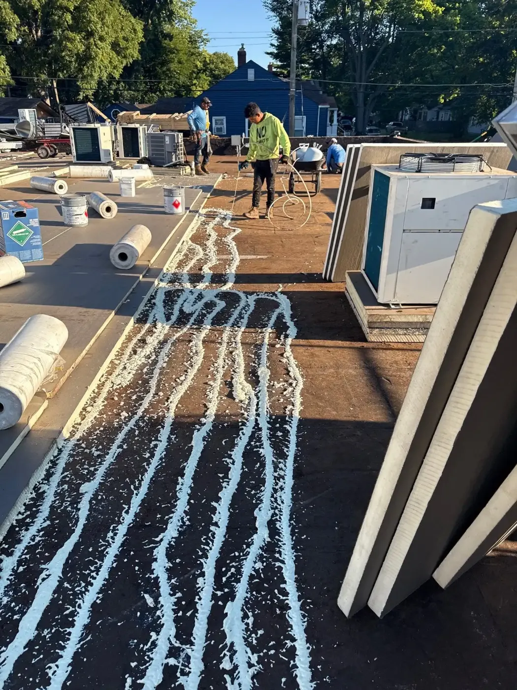Commercial roof inspection documented in Ligonier